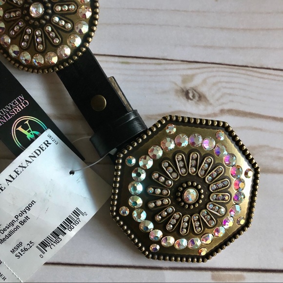 Christine Alexander Medallion w/Swarovski Crystals - Picture 9 of 13